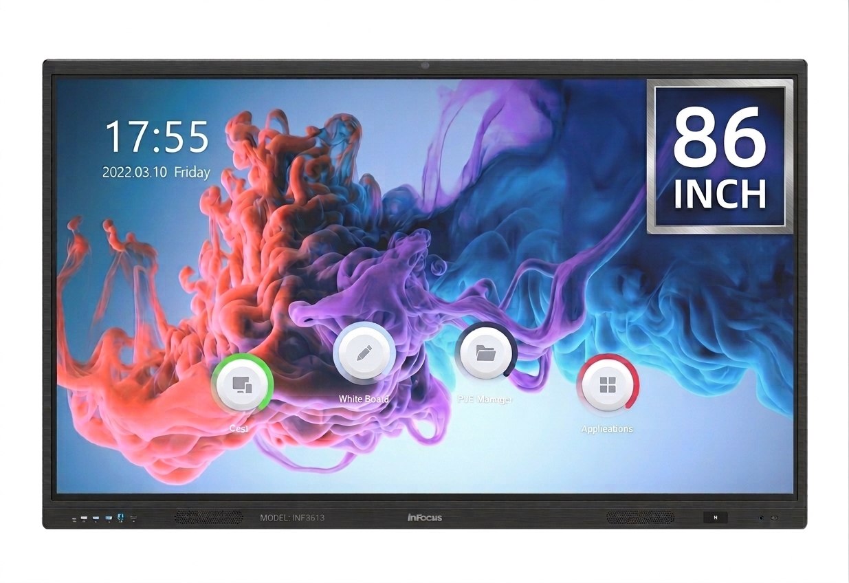 InFocus JTouch Series 13 - 86" Interactive Smart Board (IN8613) - Google EDLA, 4K UHD interactive display